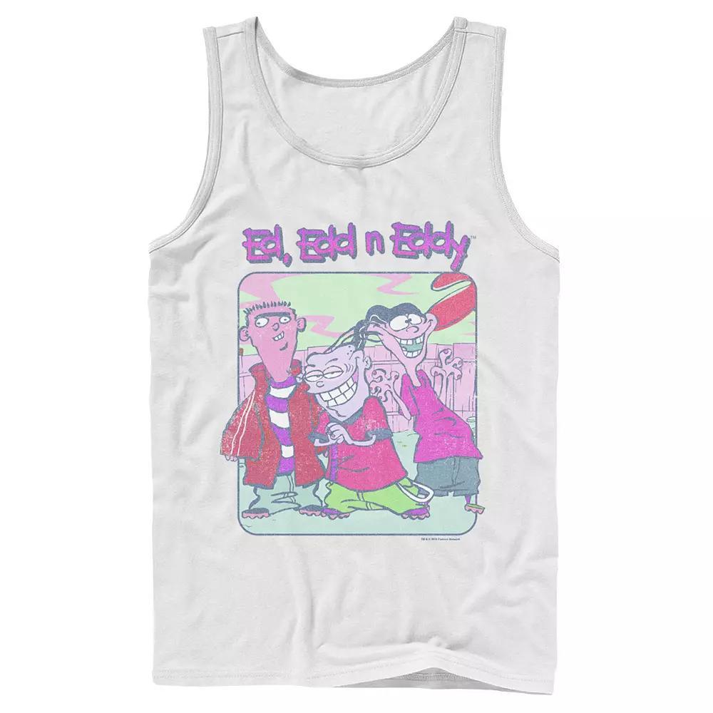Men's Ed, Edd & Eddy Distressed Poster Tank Top,  Product Image