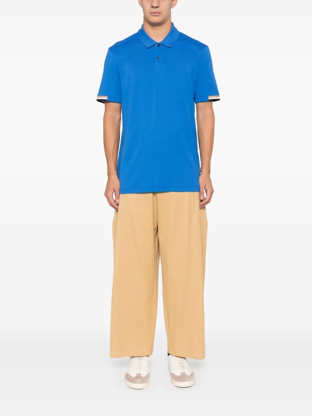 HUGO BOSS Parlay 147 Polo Shirt In Blue Product Image