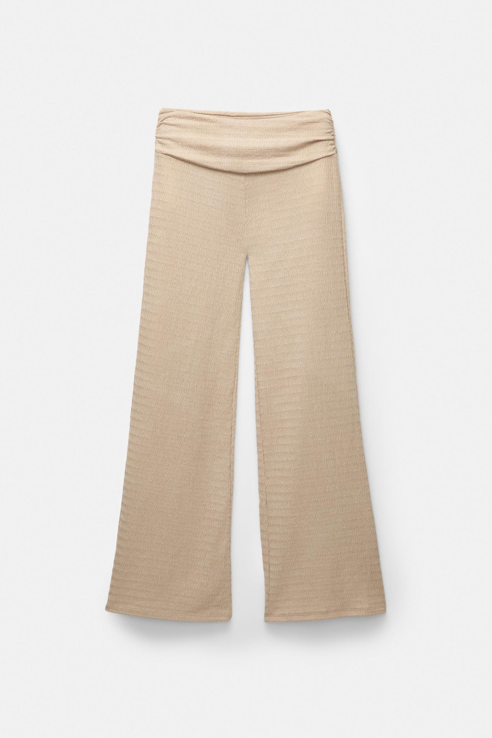Flared crepe pants Product Image