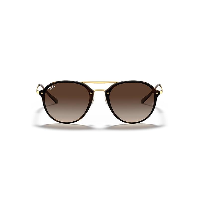 Ray-Ban Blaze Double Bridge Sunglasses Frame Brown Lenses Product Image