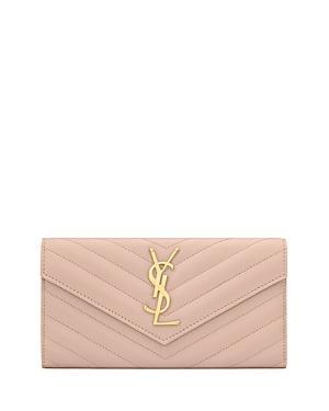 Saint Laurent Cassandre Matelasse Large Flap Wallet Product Image