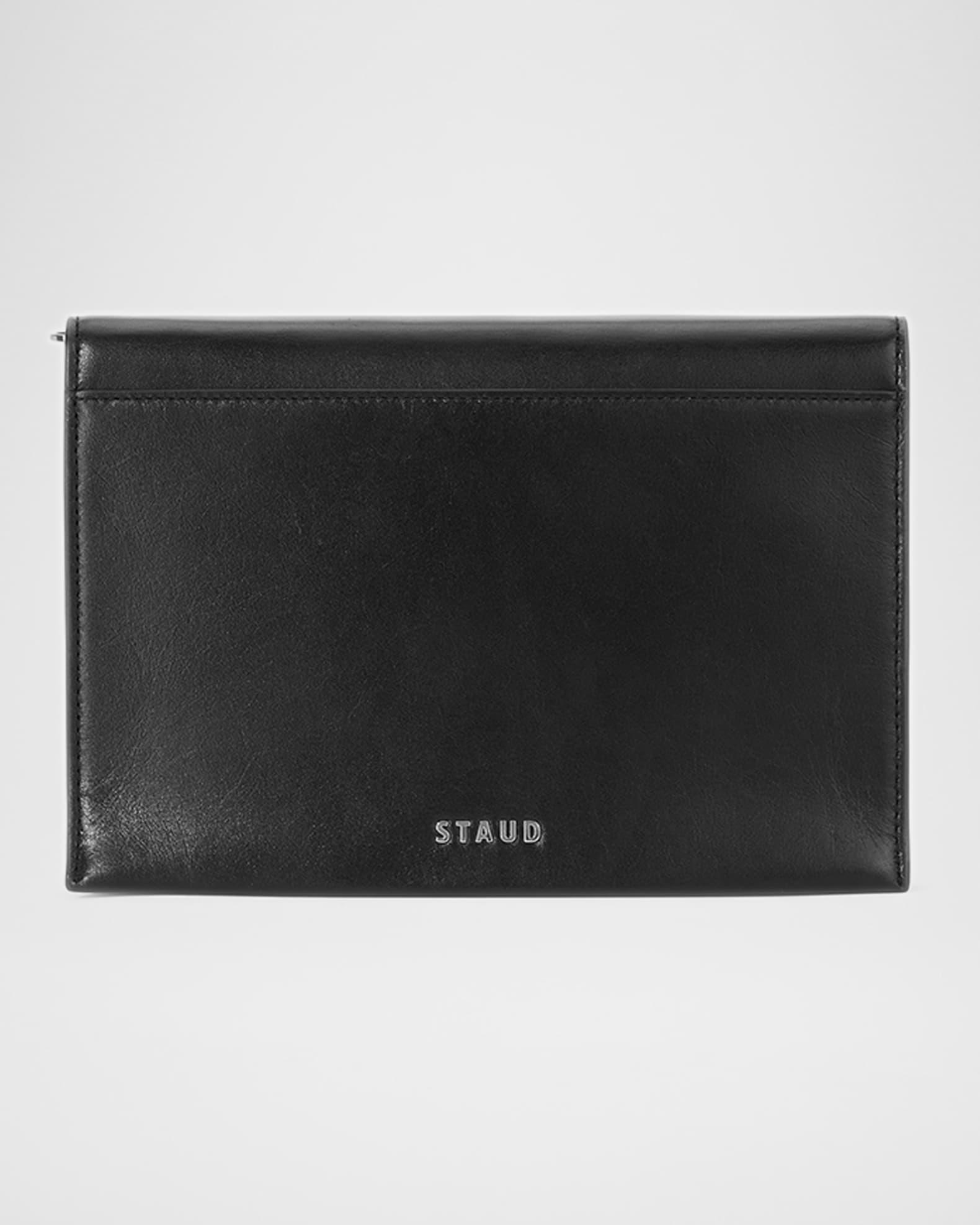 Marcella Envelope Flap Leather Clutch Bag Product Image