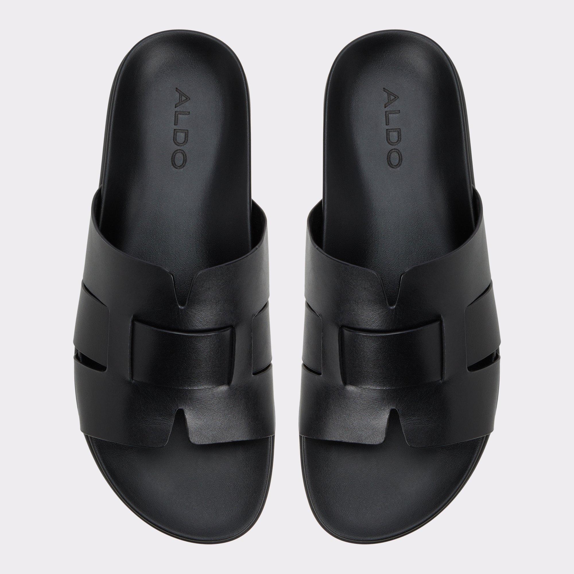 Olino Open Black Men's Slides | ALDO US Product Image