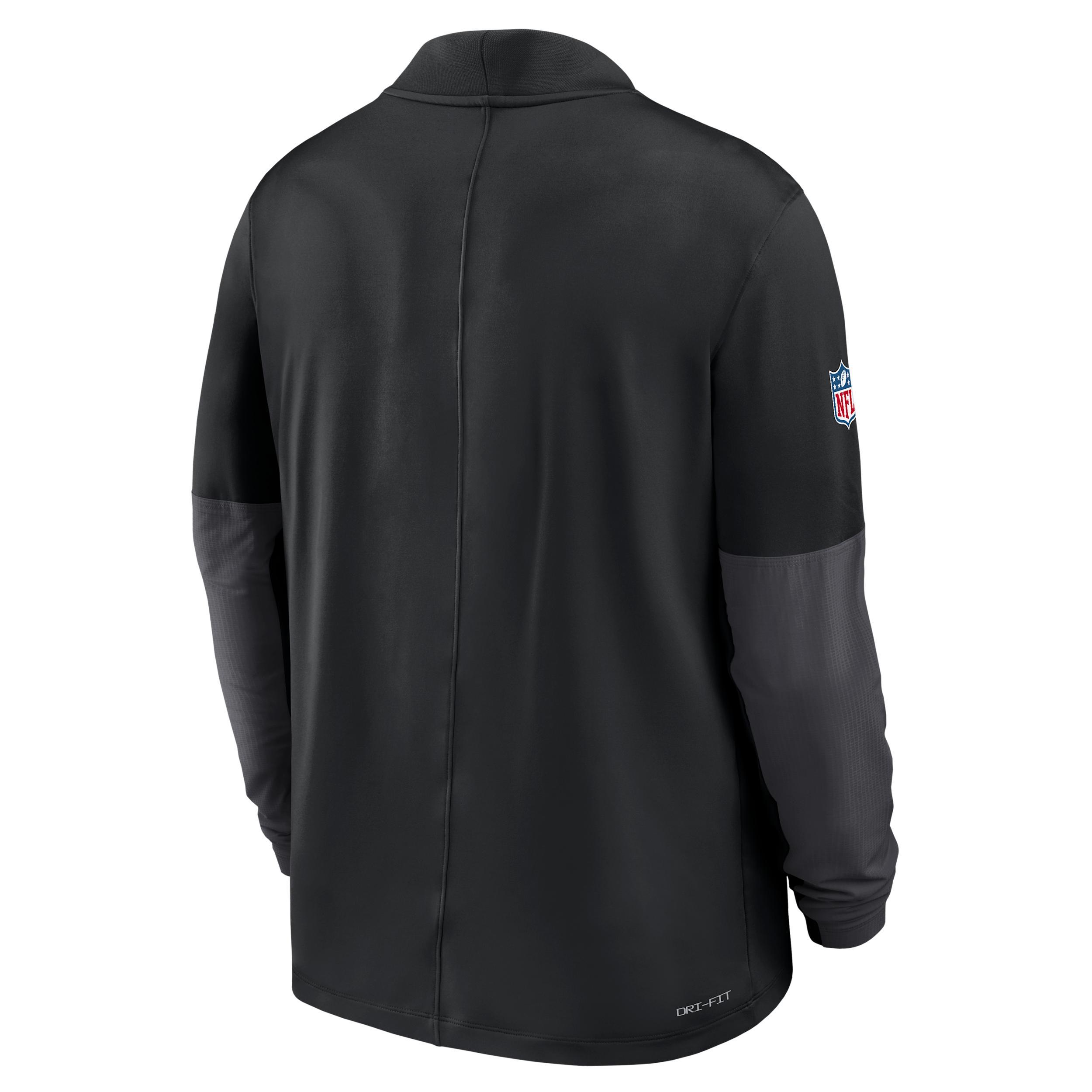 Minnesota Vikings Feel The Pressure Nike Mens Dri-FIT NFL 1/2-Zip Top | 03BA166N9M-RZB Product Image