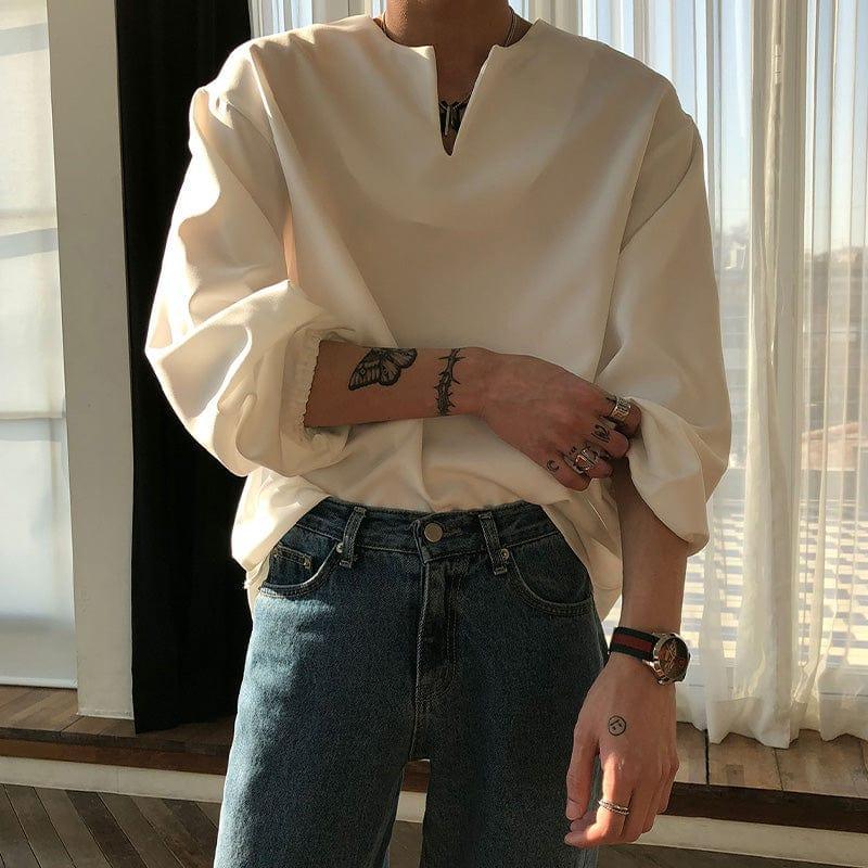 RT No. 6575 V-NECK CUFF LONGSLEEVE Product Image