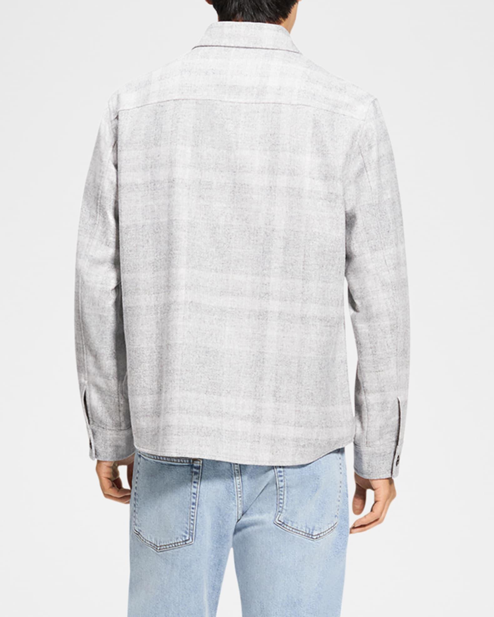 Men's Two-Pocket Check Overshirt Product Image
