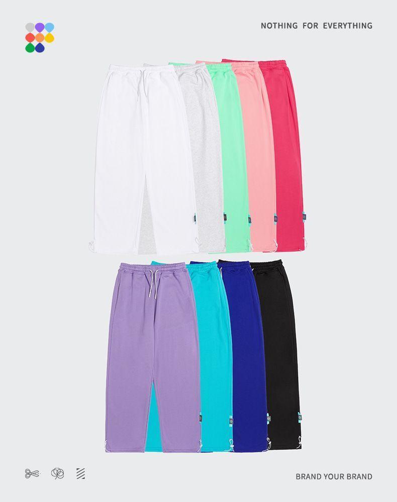 330g Loose-Fit Drawstring Sweatpants in 9 Colors Product Image