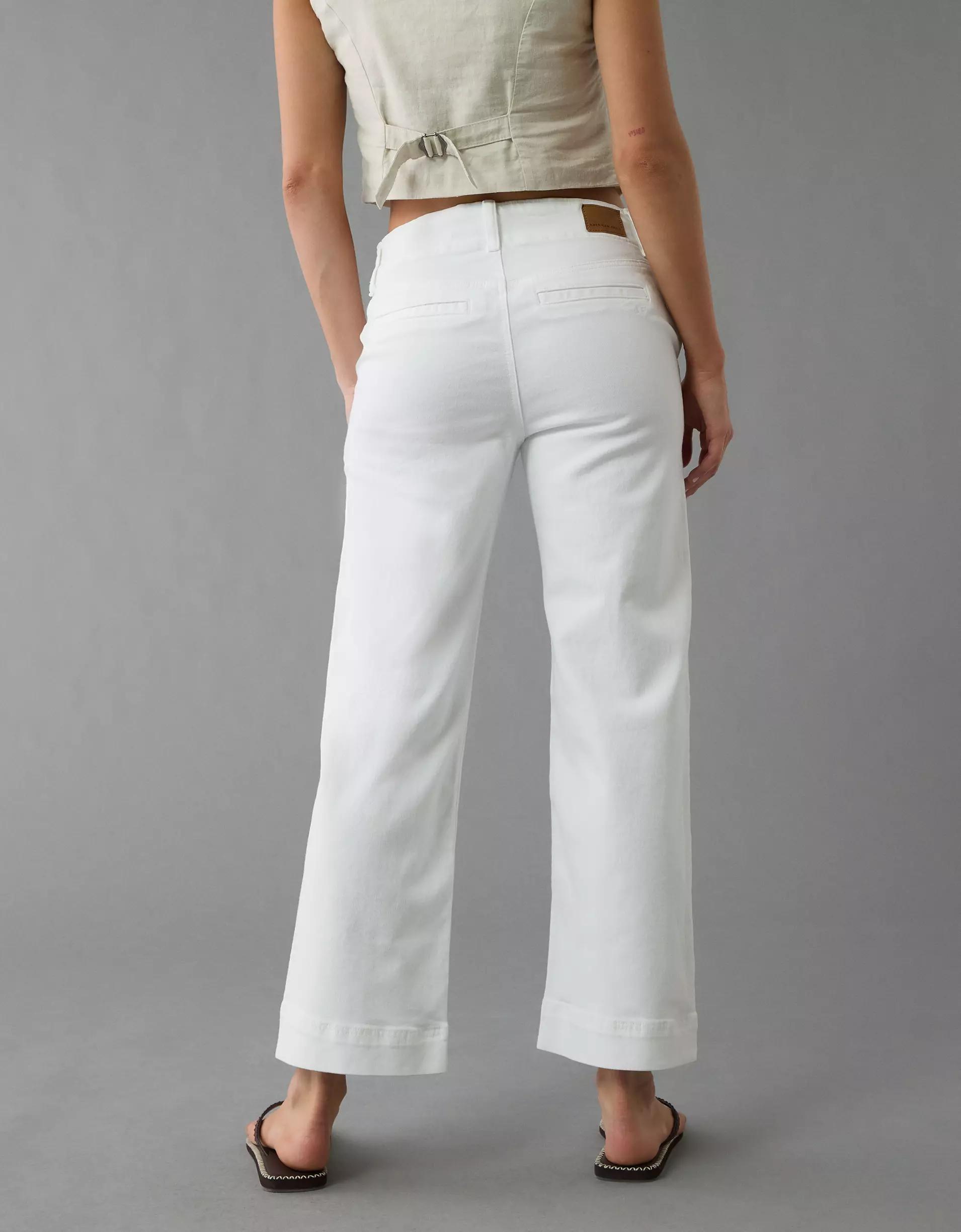 AE Stretch High-Waisted Stovepipe Crop Jean Product Image