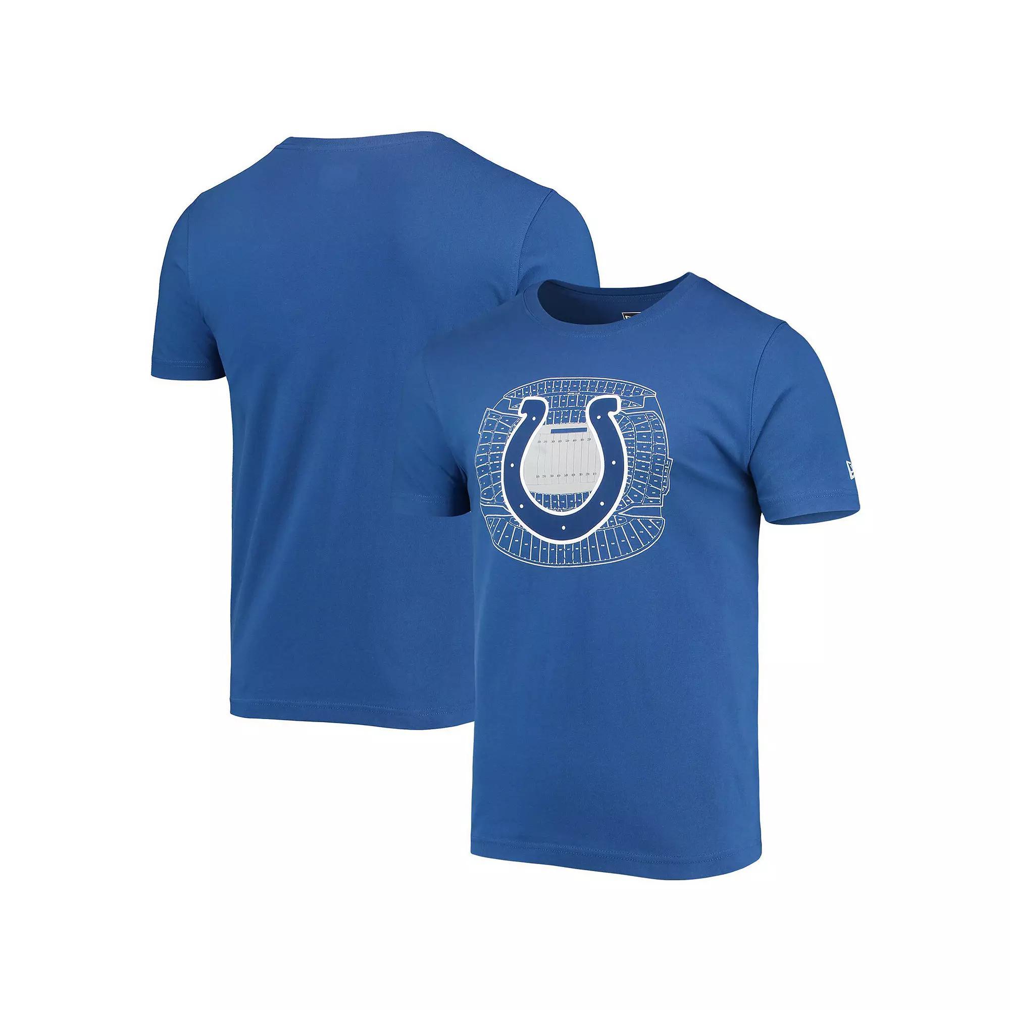 Men's New Era Royal Indianapolis Colts Stadium T-Shirt,  Product Image