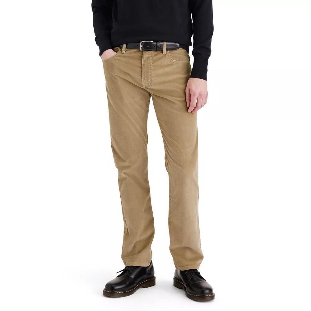 Men's Dockers® All Seasons Tech Corduroy Jean Cut Straight Fit Pants, Size: 38X30, Harvest Gold Product Image