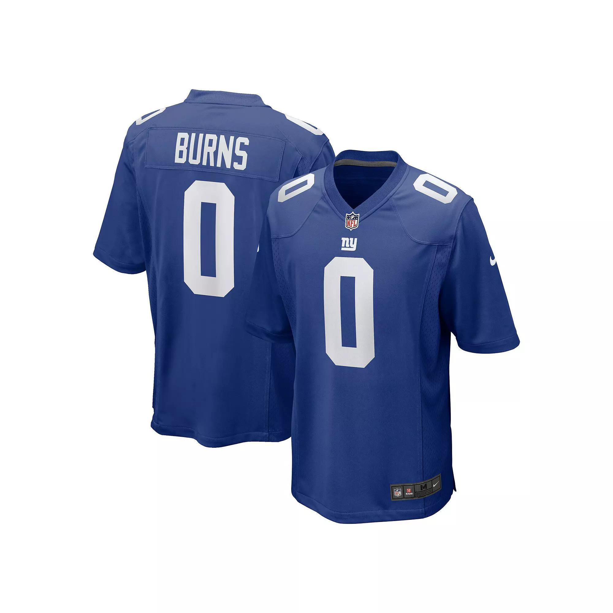 Men's Nike Brian Burns Royal New York Giants Game Player Jersey,  Product Image