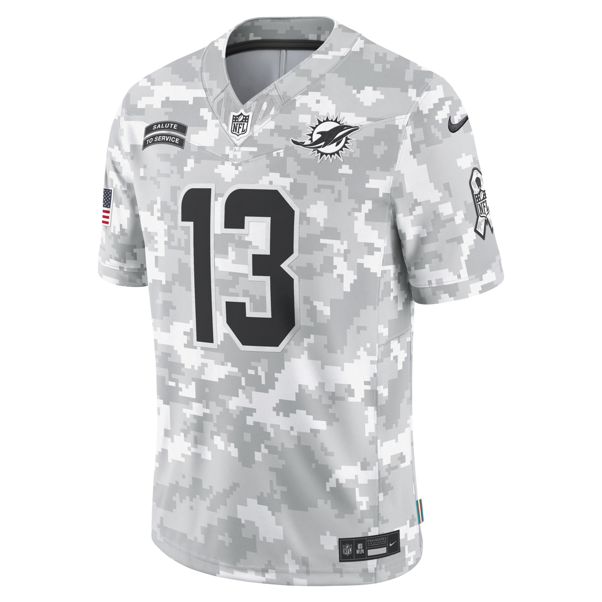 Dan Marino Miami Dolphins Salute to Service Nike Men's Dri-FIT NFL Limited Jersey Product Image