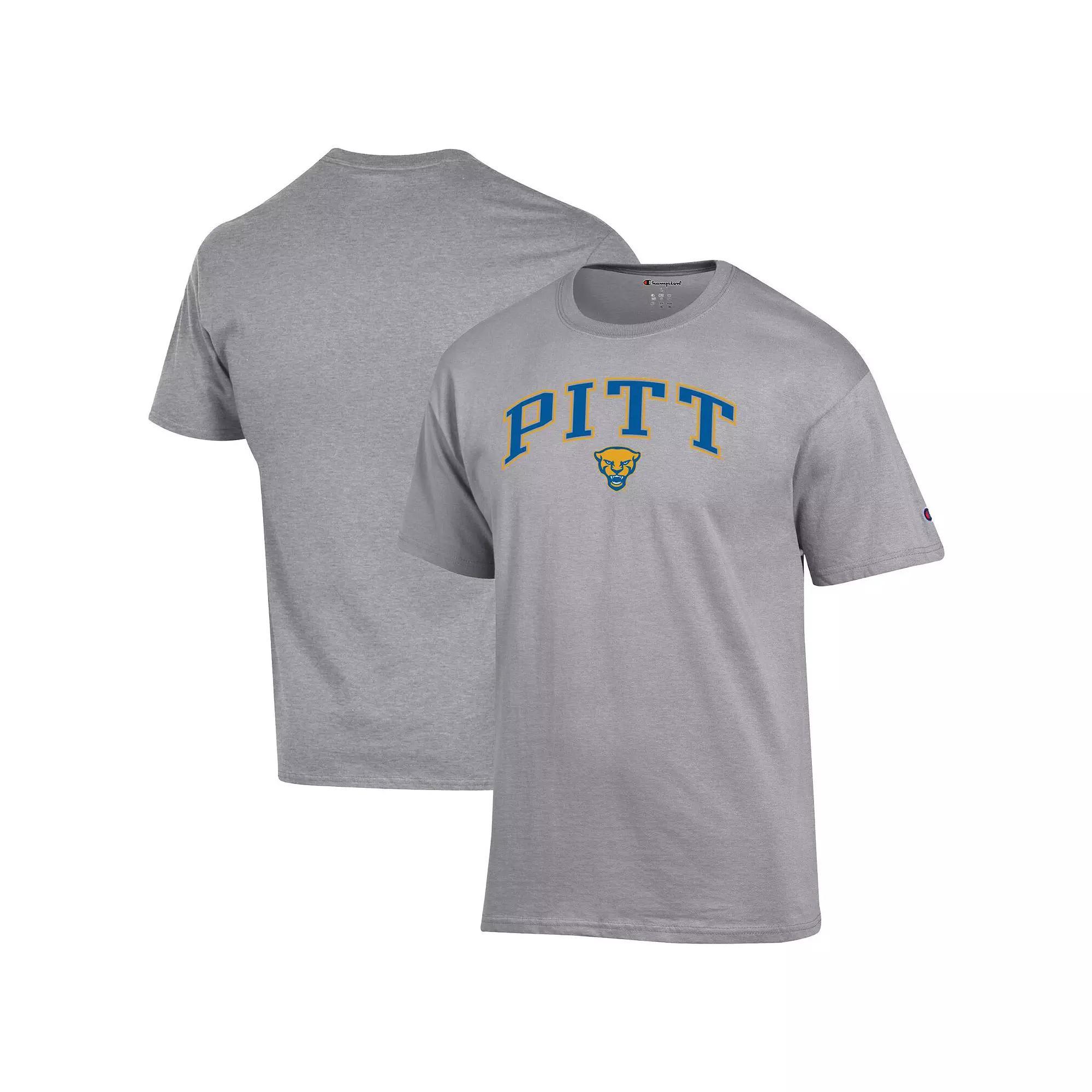 Men's Champion  Heather Gray Brown Bears Basic Arch T-Shirt, Size: XL, Nc2 Grey Product Image