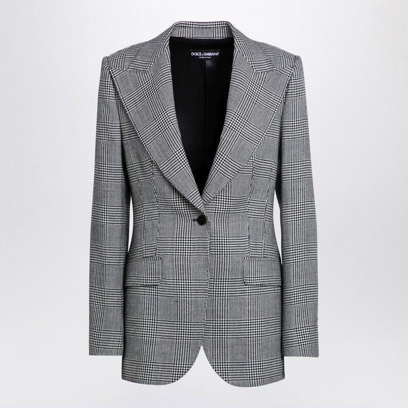 Women's Single-breasted Jacket In Grey Product Image