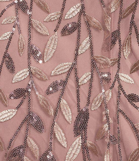 Alex Evenings Plus Size Cap Sleeve Sequin Fit and Flare Midi Dress Product Image