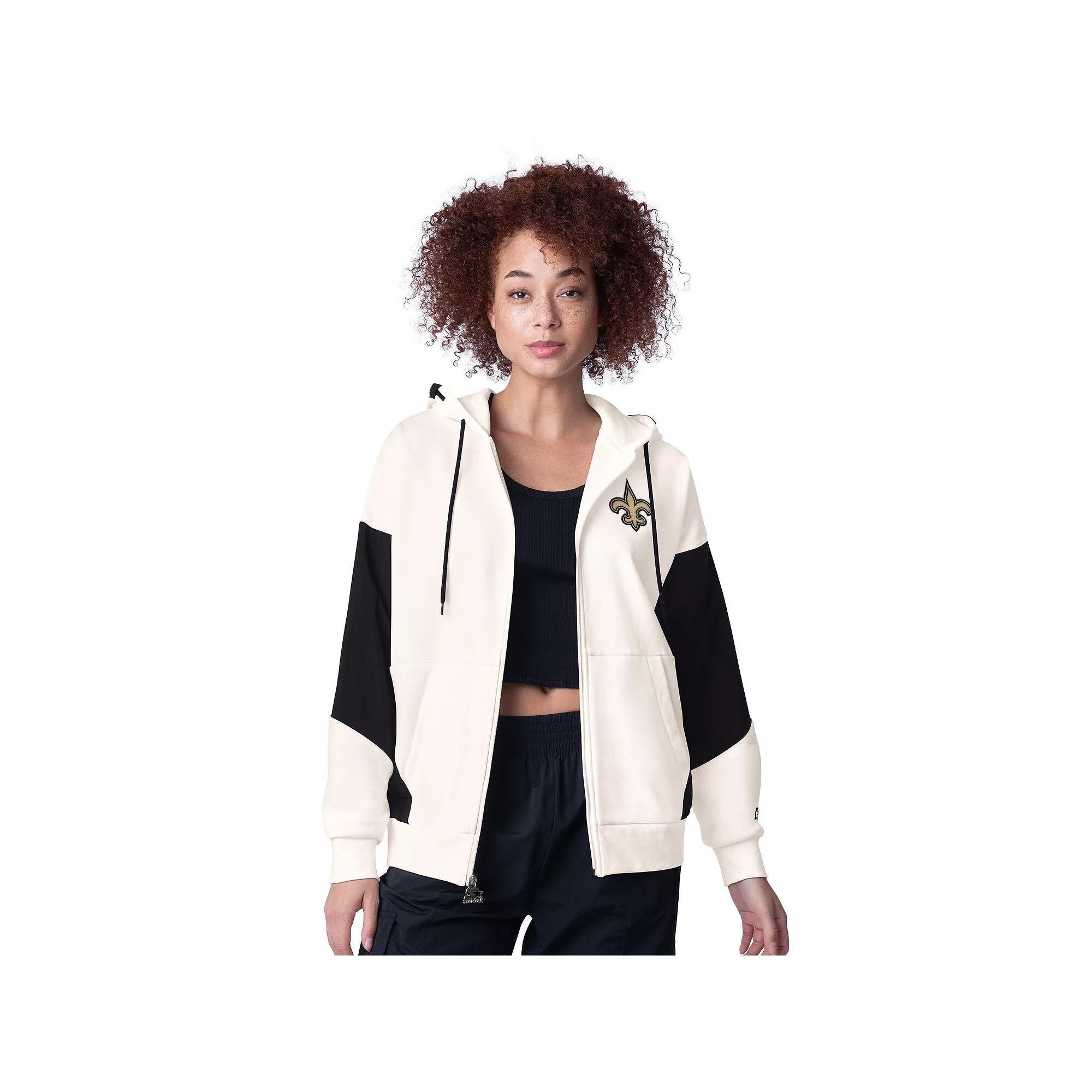 Women's Starter White Cincinnati Bengals Scrimmage Full-Zip Hoodie,  Product Image