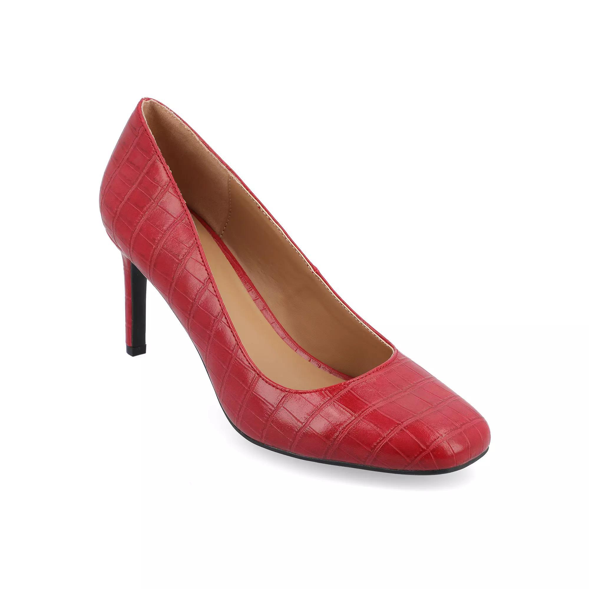 Journee Tru Comfort Foam™ Monalee Women's Pumps, Size: 6.5 Wide, Red Product Image