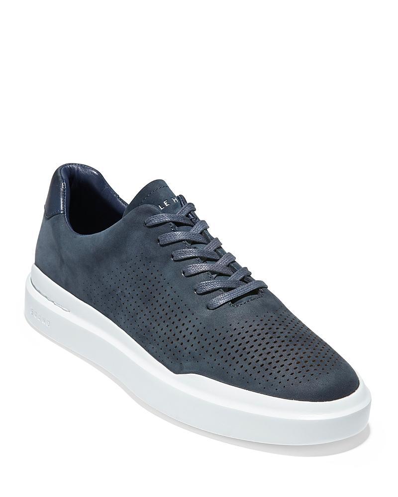 Cole Haan Mens Rally Suede Laser Cut Sneakers Product Image