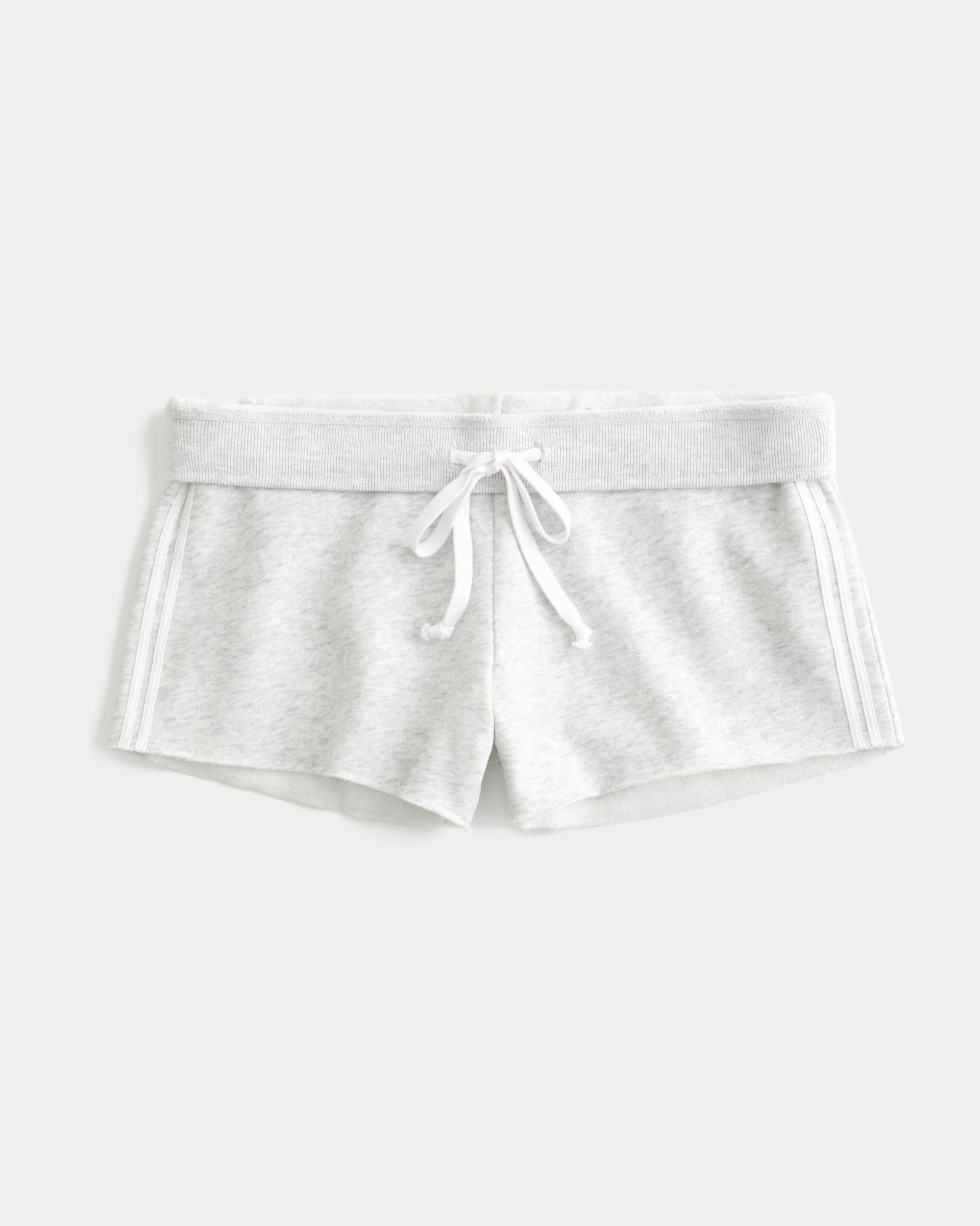 Number Graphic Mini Fleece Shorts Product Image