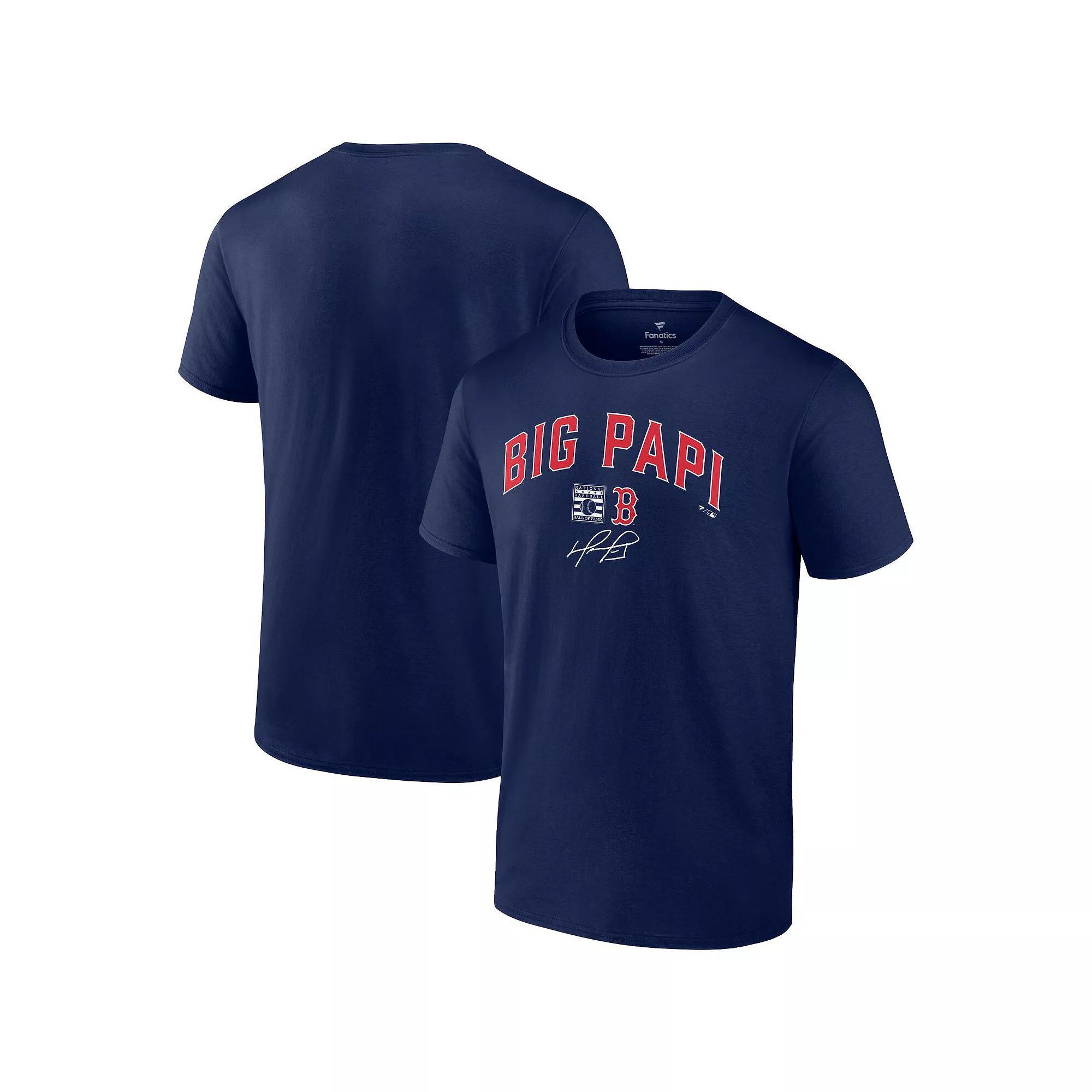 Men's Fanatics Branded David Ortiz Navy Boston Red Sox Big Papi Graphic T-Shirt,  Product Image