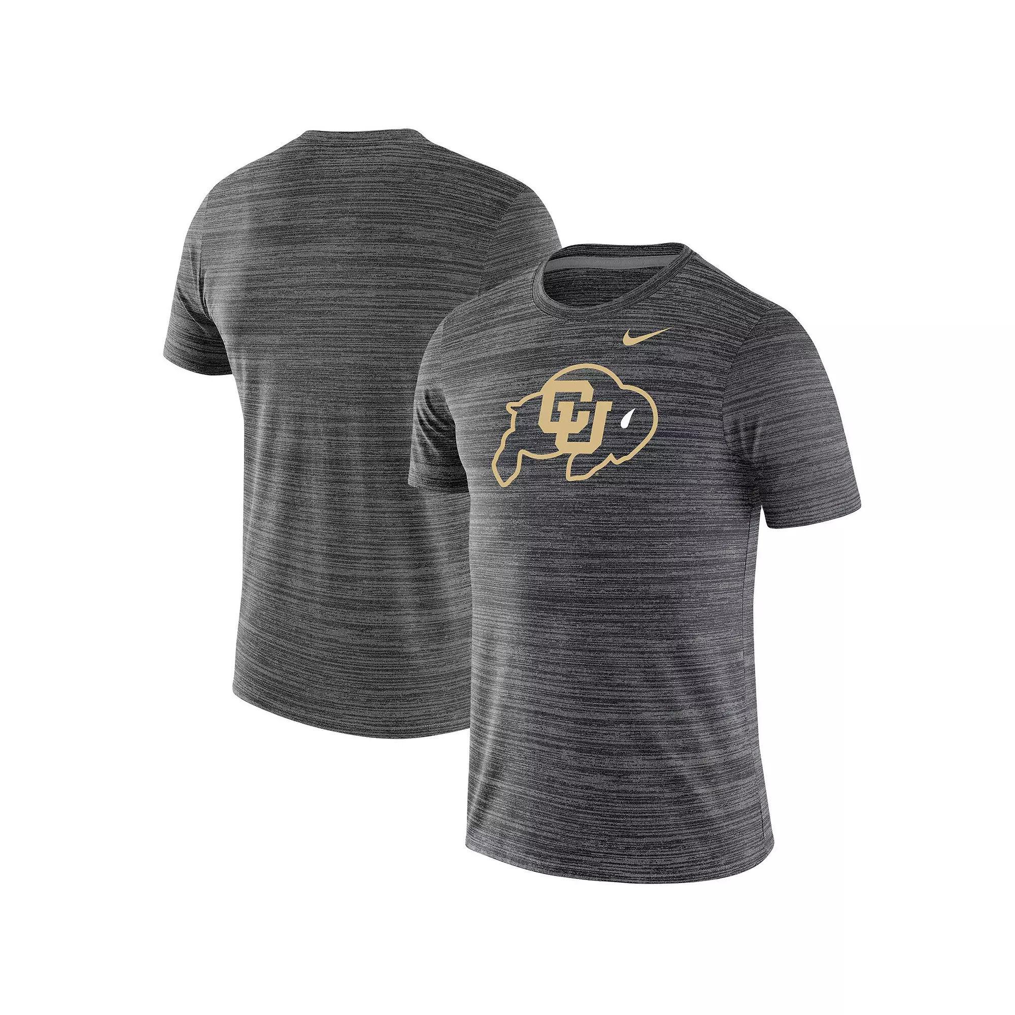 Men's Nike Black Colorado Buffaloes Team Logo Velocity Legend Performance T-Shirt, Size: 2XL Product Image