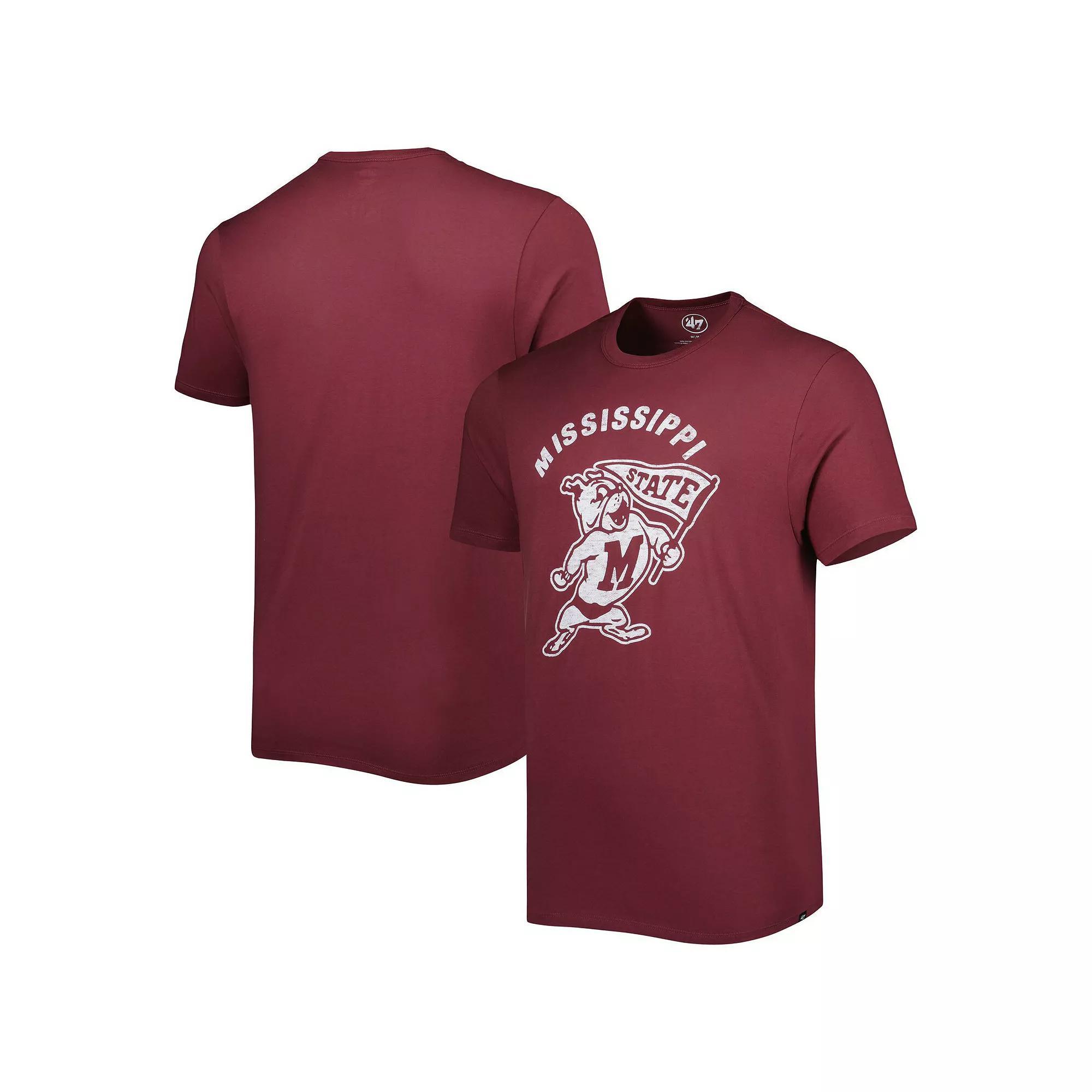 Men's '47 Maroon Mississippi State Bulldogs Premier Franklin T-Shirt, Size: Medium, Mst Red Product Image