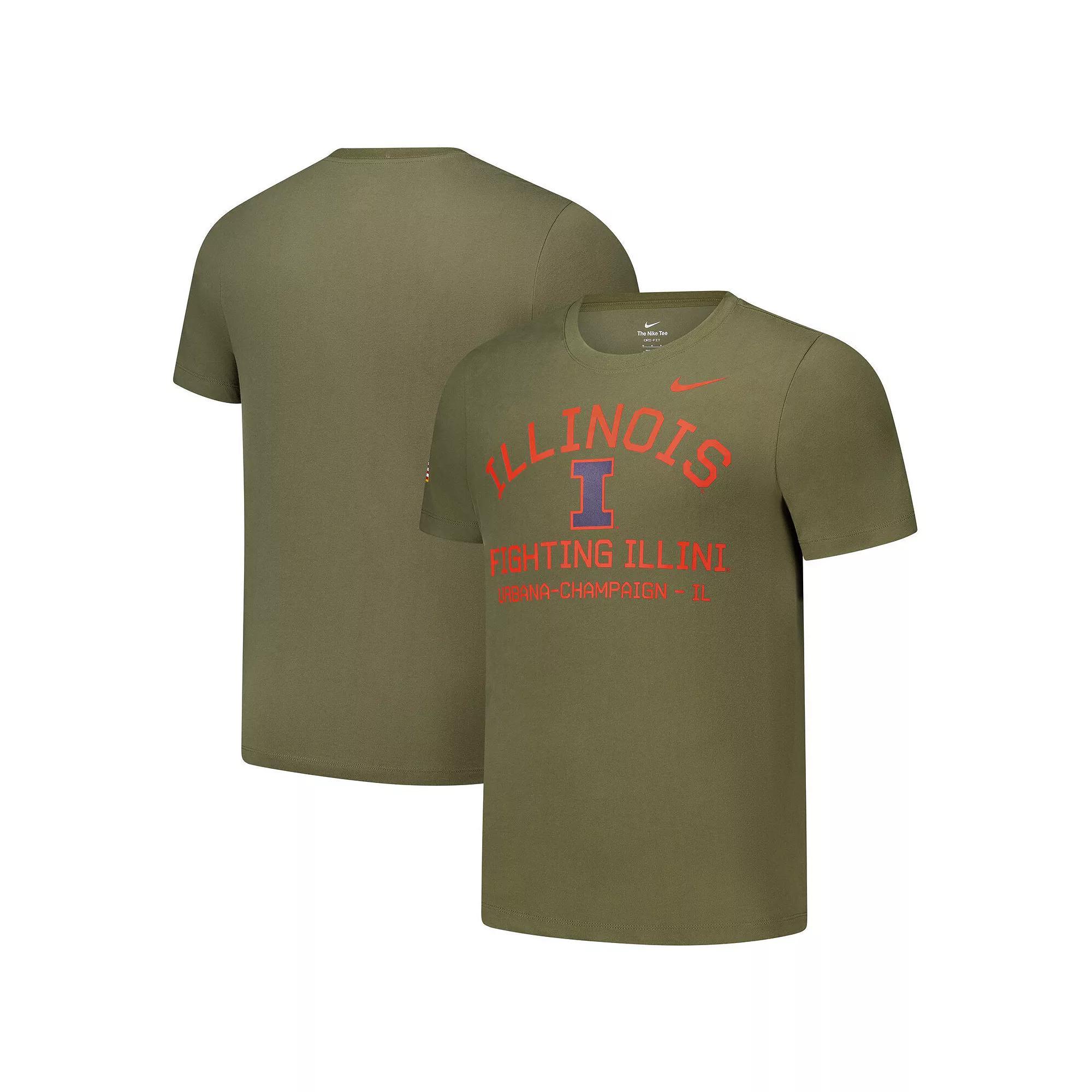 Men's Nike Olive Purdue Boilermakers 2024 Military Appreciation Performance T-Shirt,  Product Image