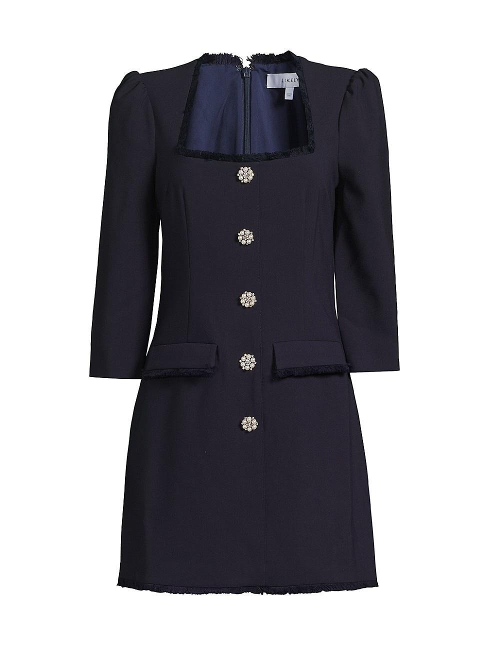 Womens Deanna Queen Anne Minidress Product Image