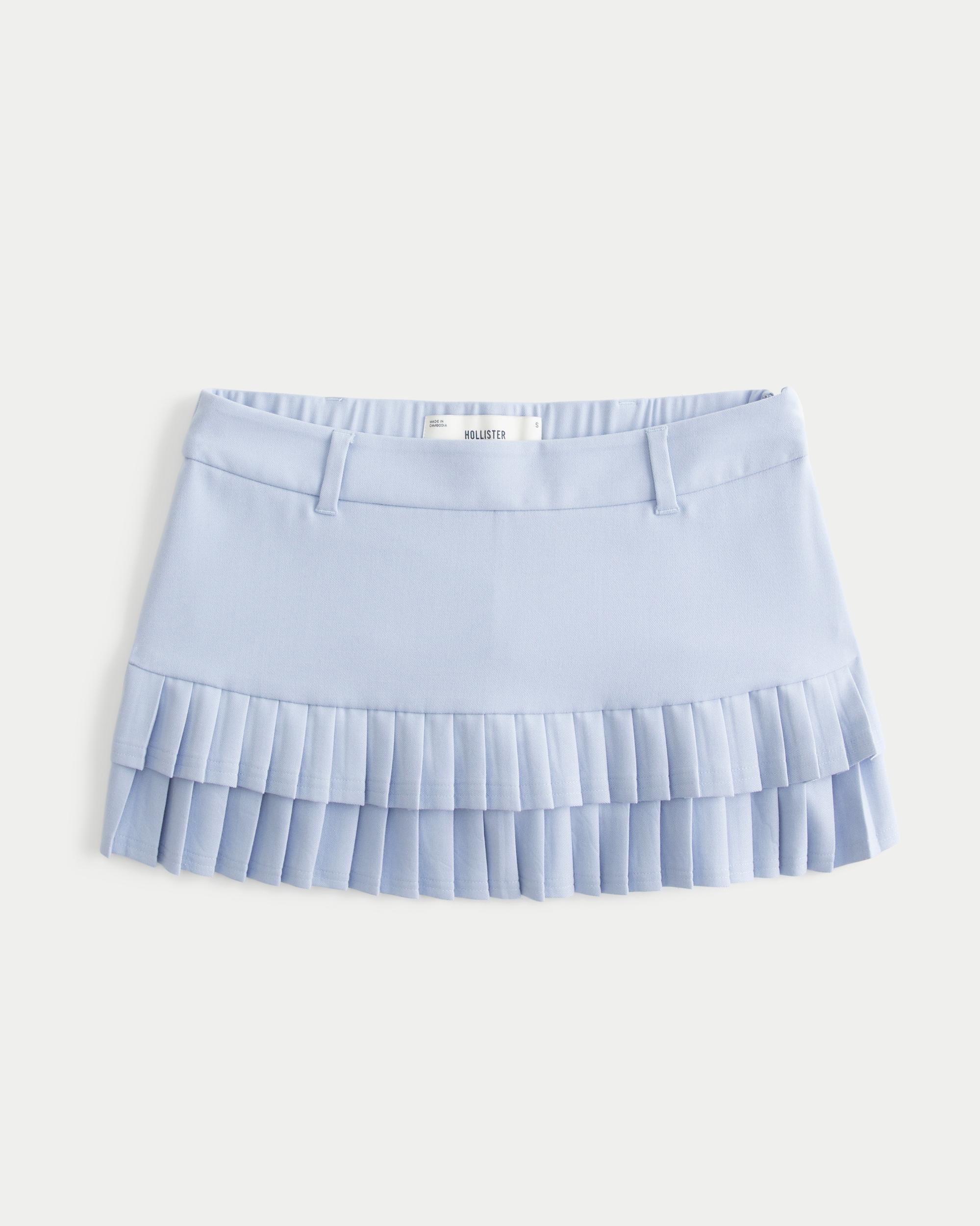 Micro-Pleat Mini Skort Product Image