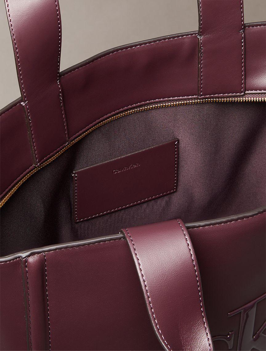 Embossed Monogram Logo Tote Bag Product Image