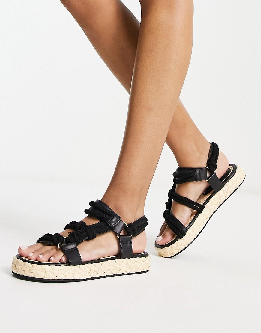 ASOS DESIGN Jagger rope espadrilles Product Image