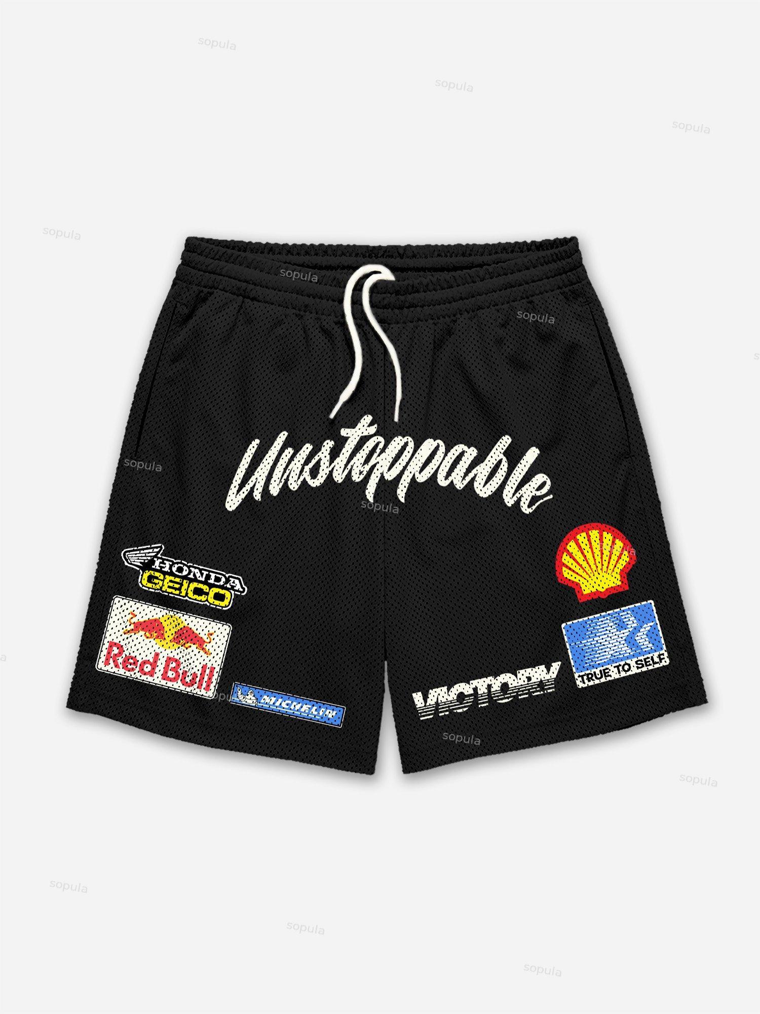 Unstoppable Street Trend Racing Mesh Shorts Product Image