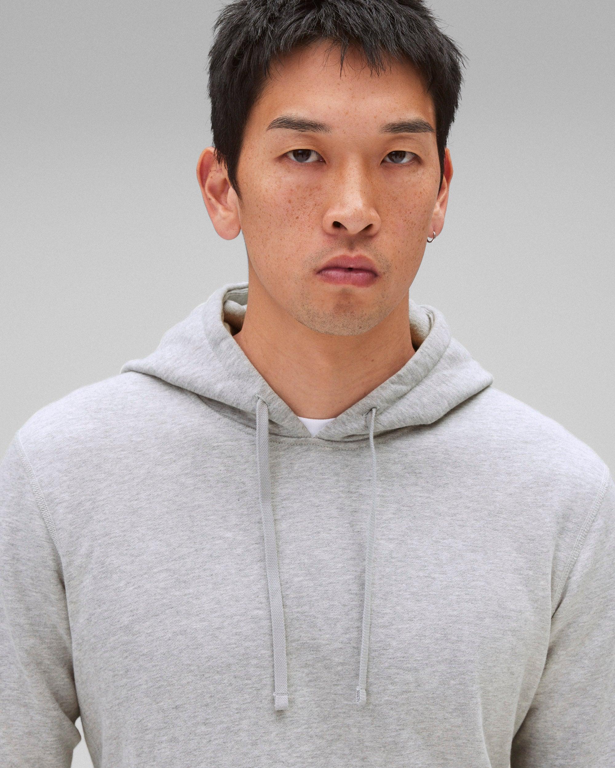 Midweight Terry Slim Hoodie Male Product Image