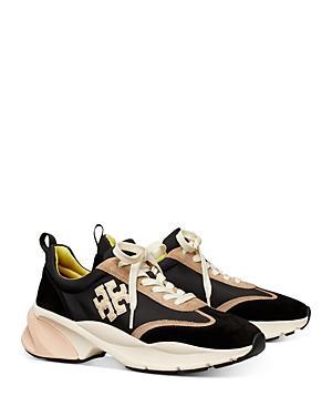 Tory Burch Good Luck Trainer Cream/Black) Women's Shoes Product Image