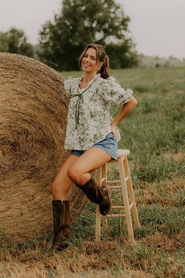 Charming Embrace Floral Top Product Image