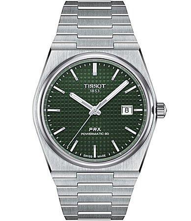 Tissot Mens Prx Quartz Analog Gold Stainless Steel Bracelet Watch Product Image