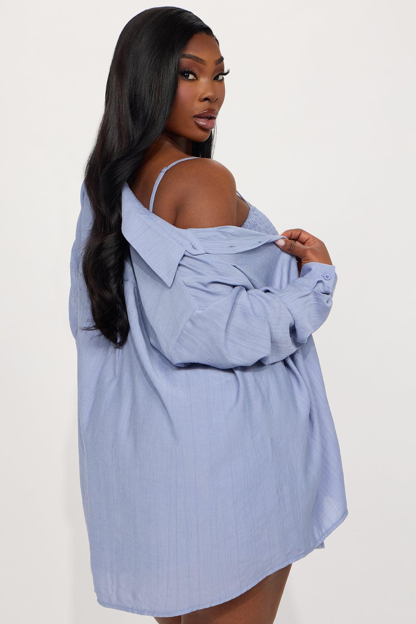 Hamptons Babe Romper Set - Light Blue Product Image