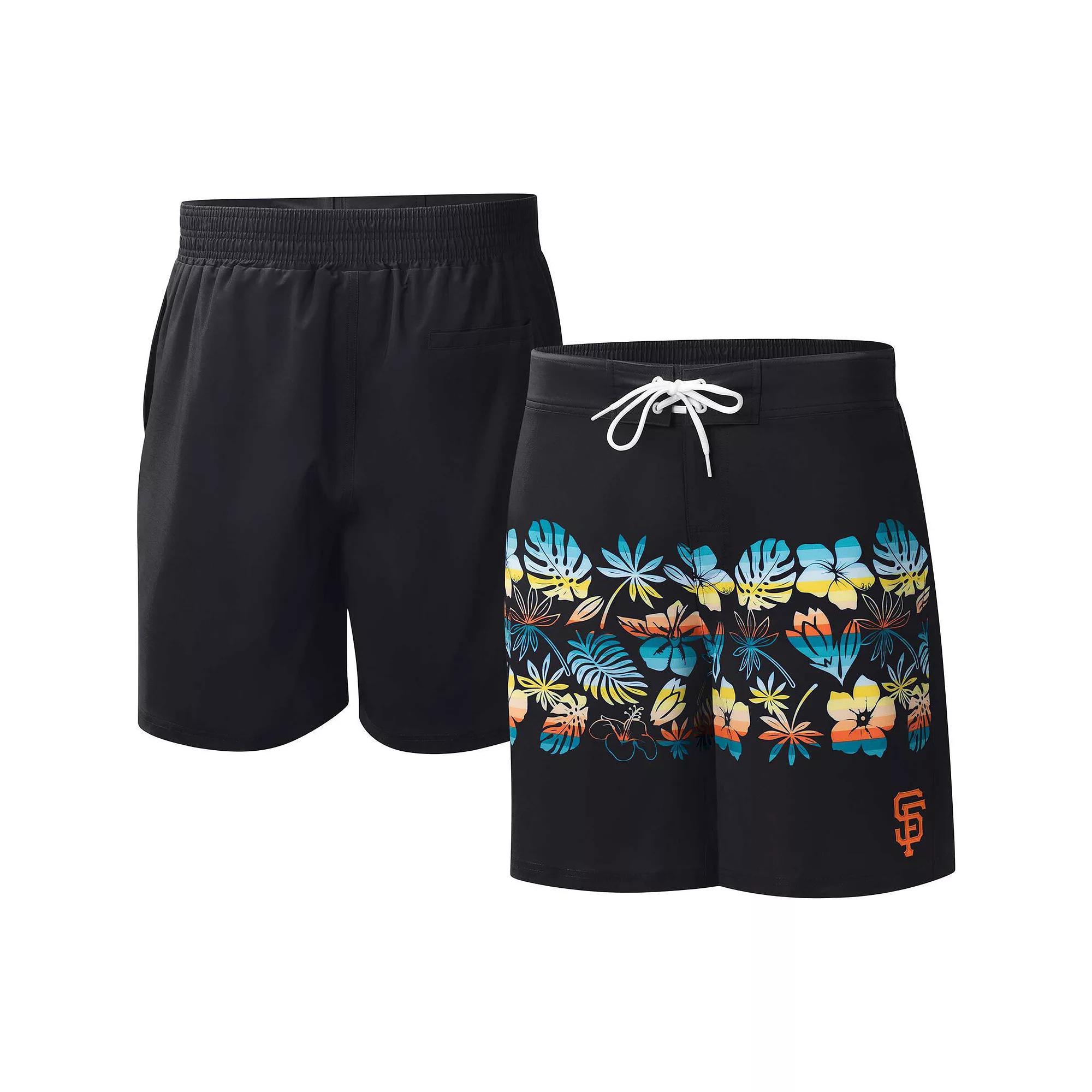 Men's G-III Sports by Carl Banks Black San Francisco Giants Breeze Volley Swim Shorts,  Product Image