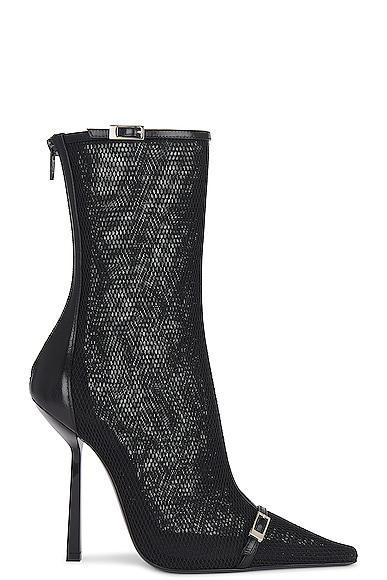 SAINT LAURENT Oxalis Pointed Toe Boots In Black Product Image