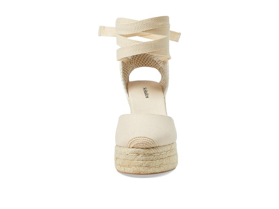 Soludos Platform Wedge Espadrille (La Concha Ivory) Women's Sandals Product Image