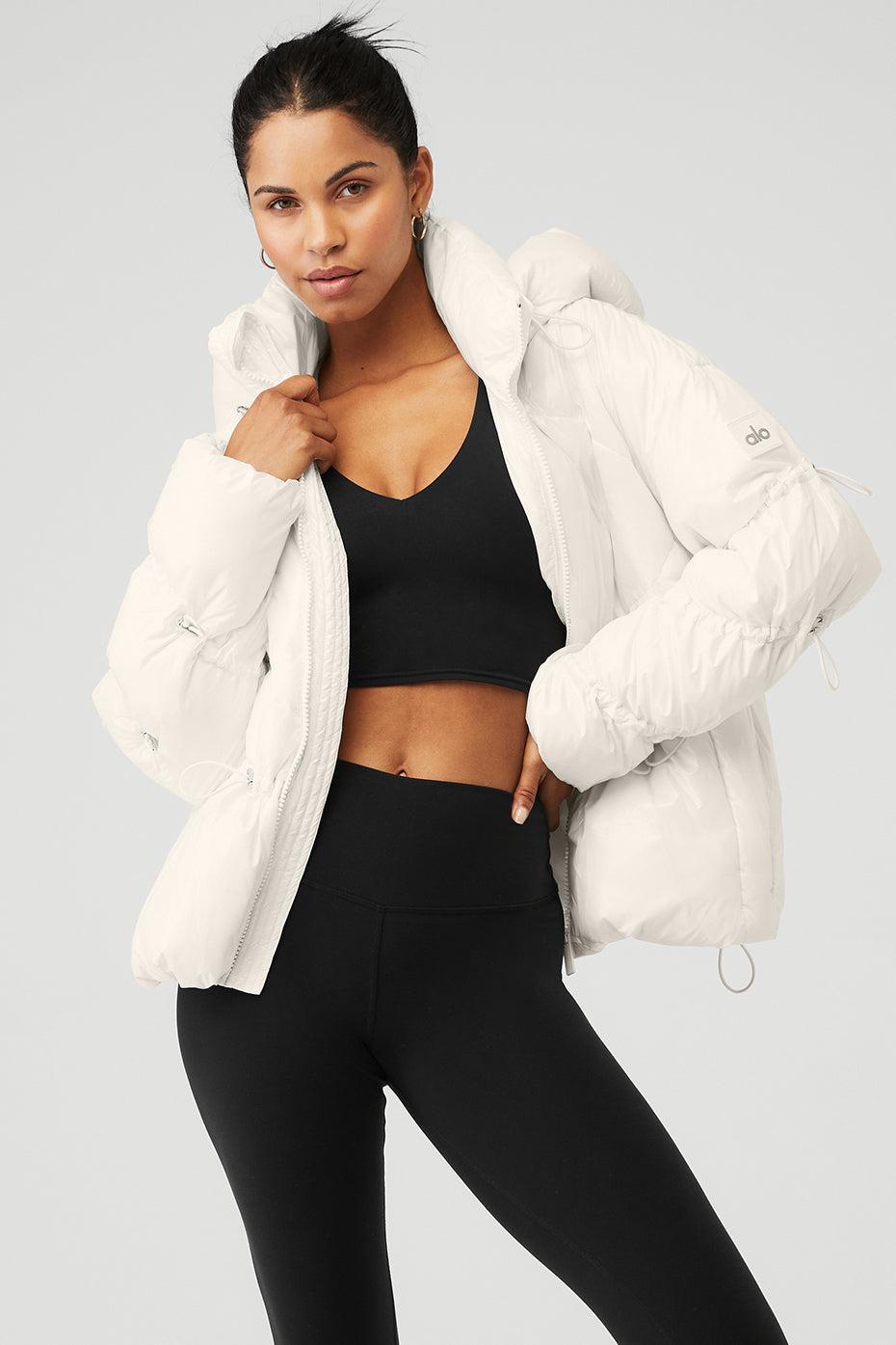 Stunner Puffer Jacket - Ivory Product Image