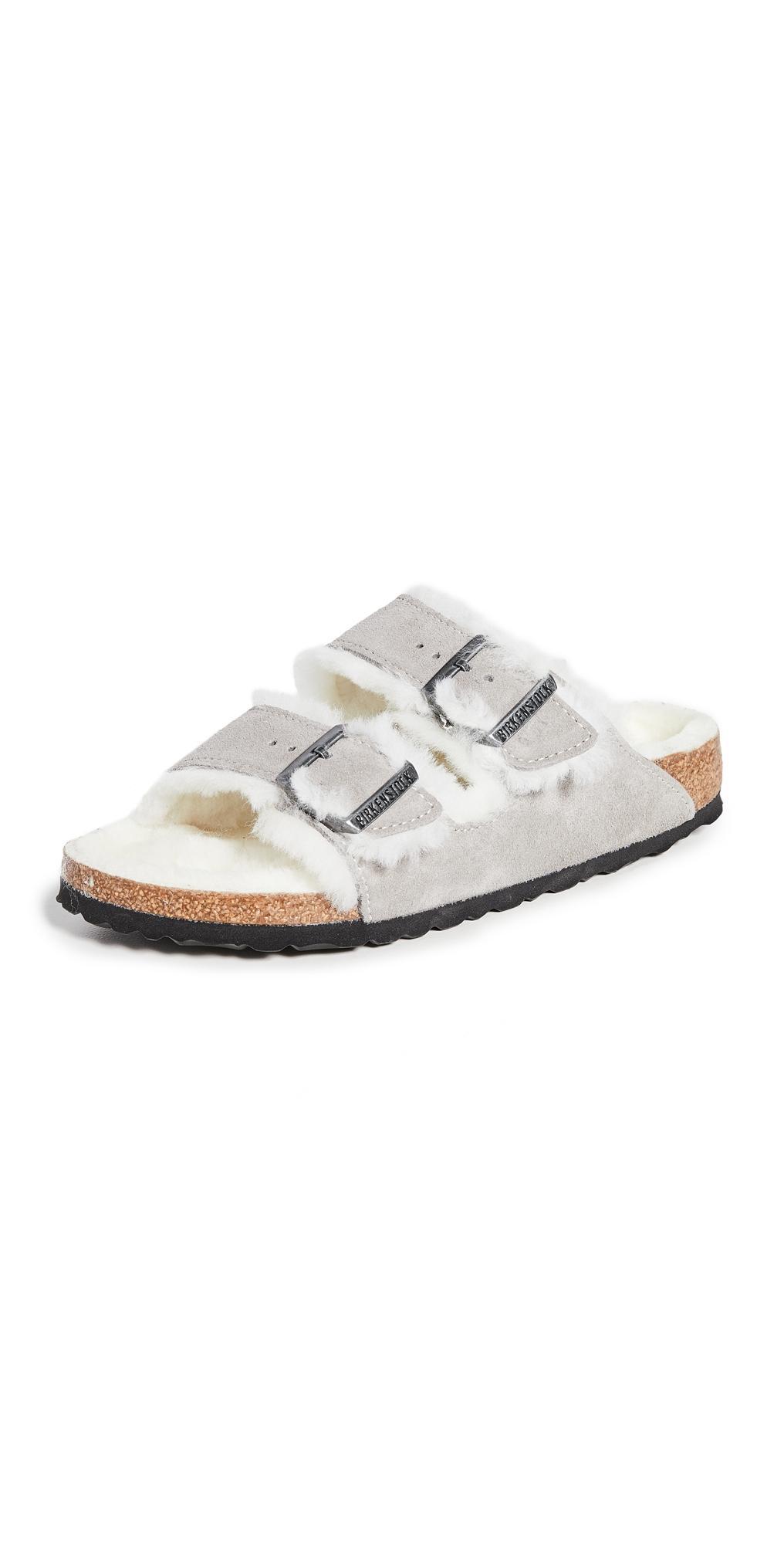 Birkenstock Womens Arizona Shearling Sandal Womens at Urban Outfitters Product Image