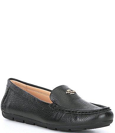 Womens Marley Logo Leather Driving Loafers Product Image