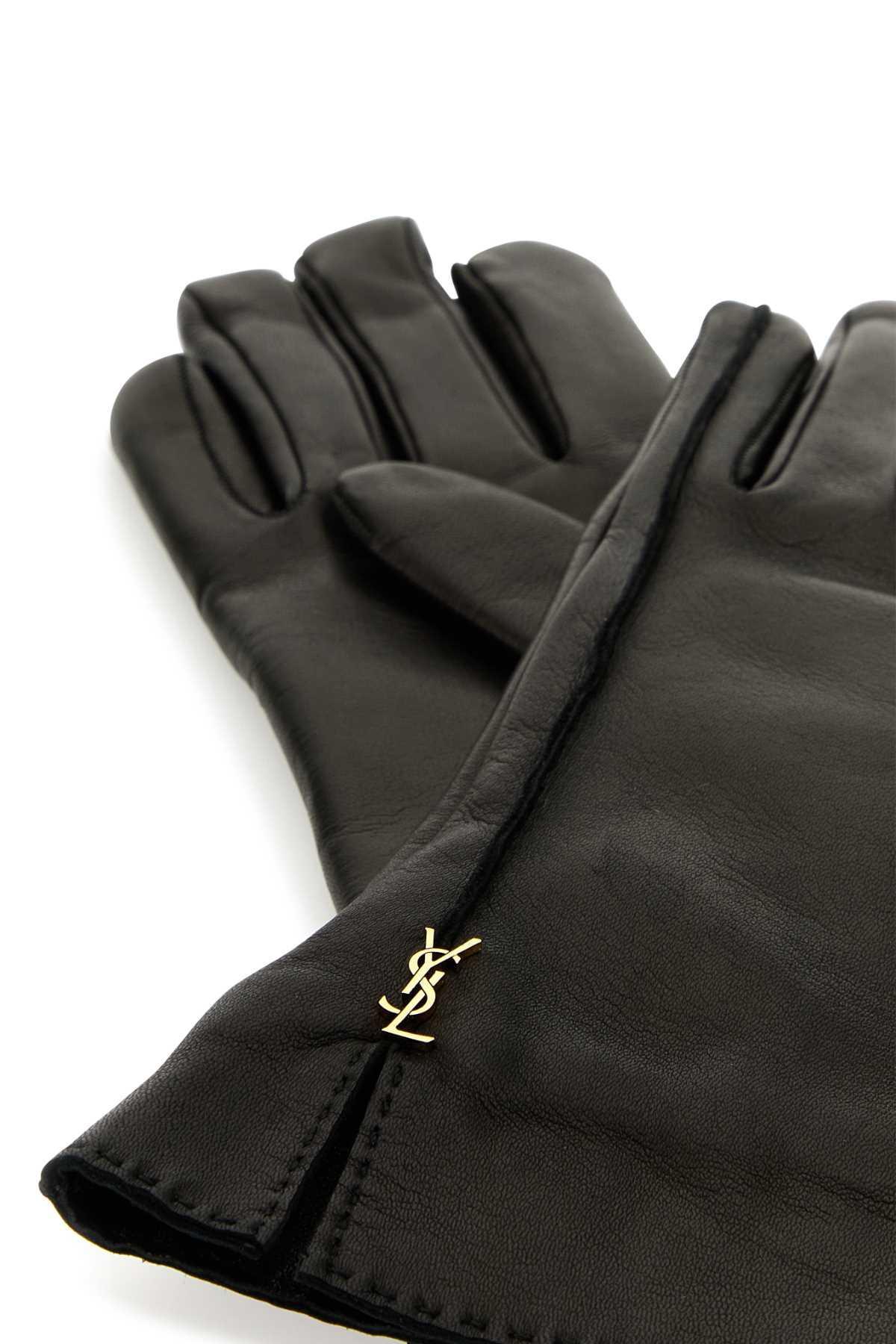 SAINT LAURENT Gloves In Black Product Image