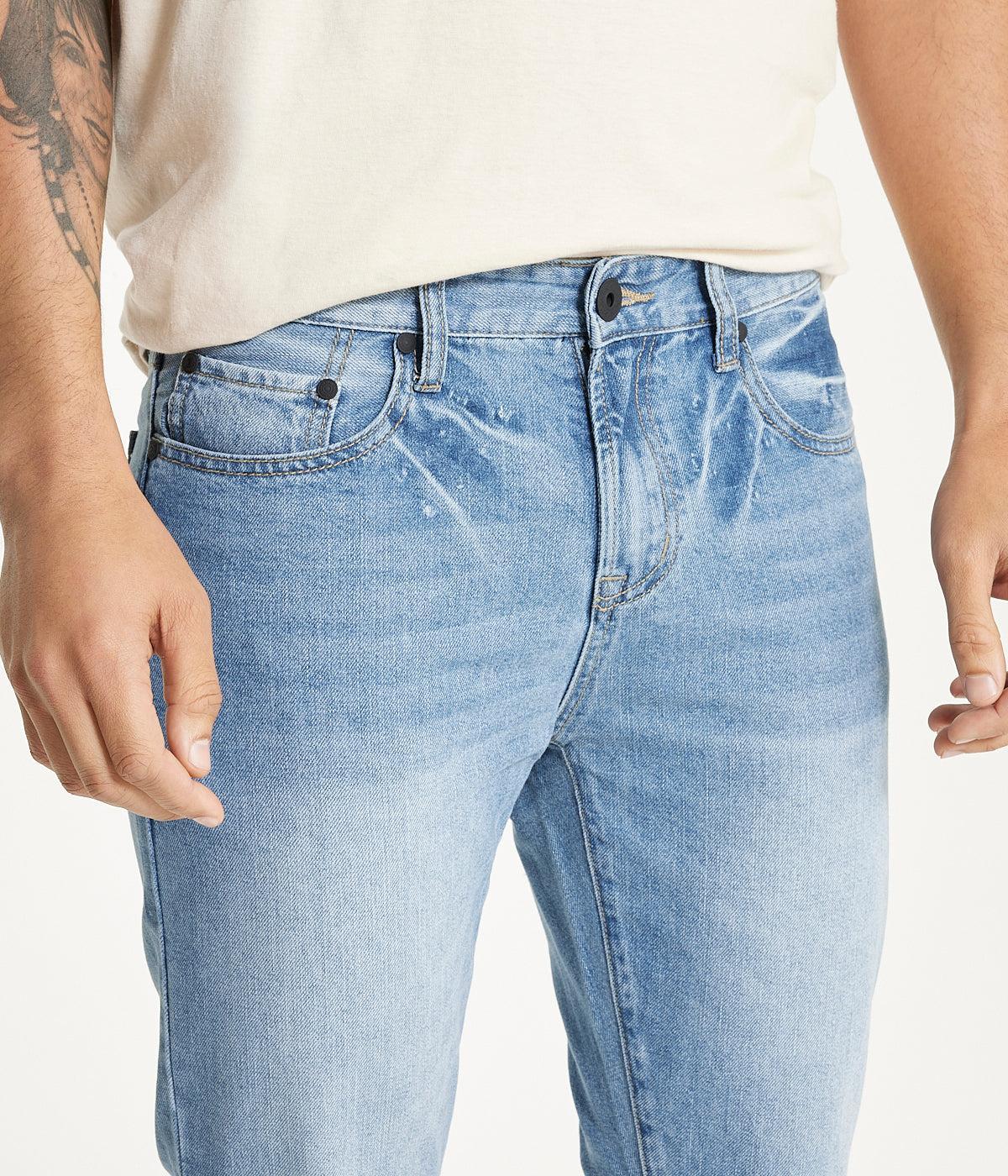 Light Wash Rigid Slim Boot Cut Jean Product Image