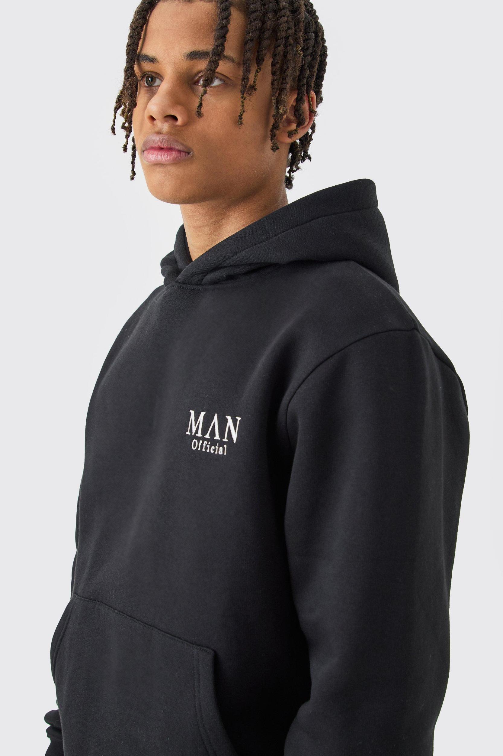 Regular Fit Man Basic Hooded Tracksuit | boohooMAN USA Product Image
