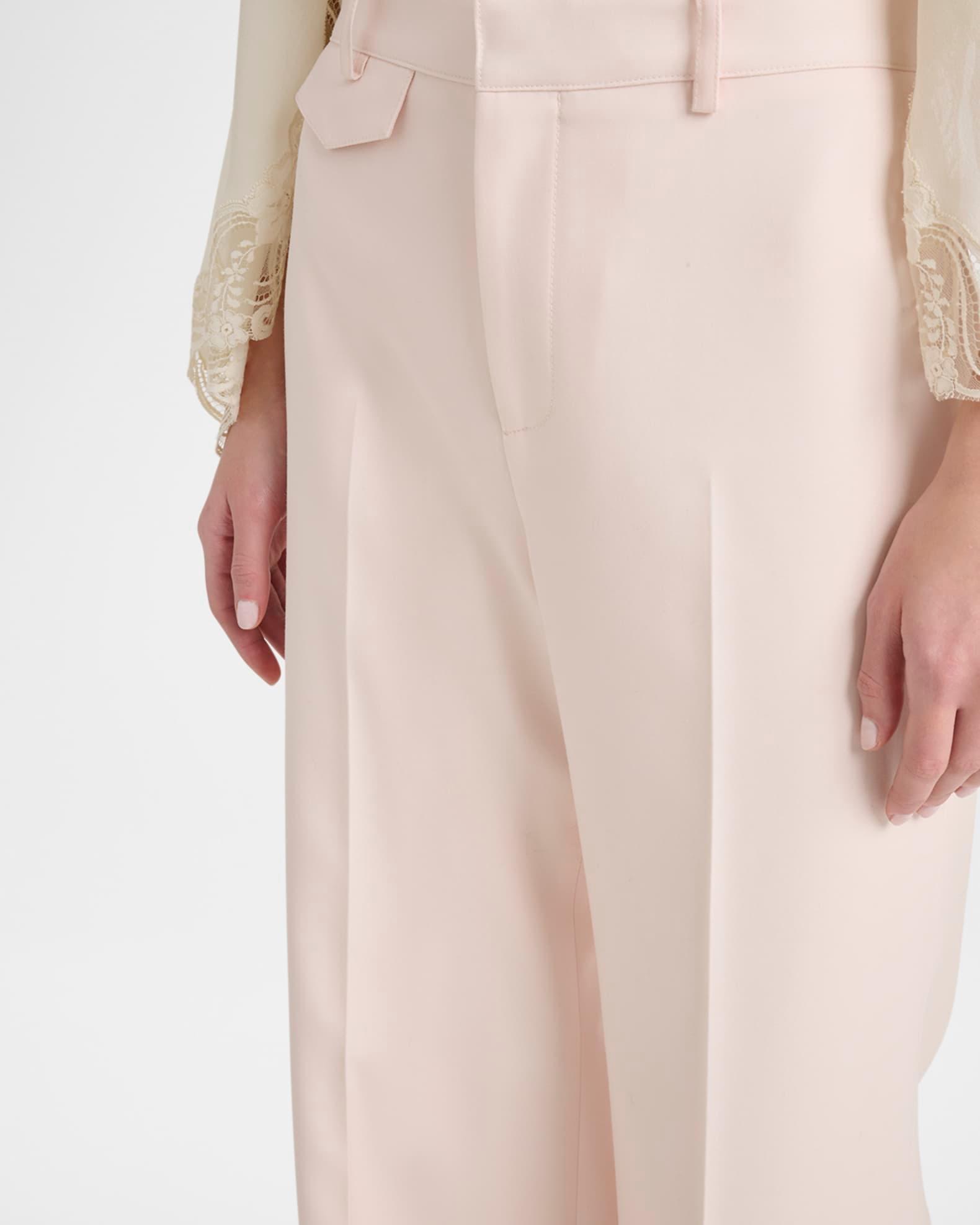 High-Rise Wide-Leg Suiting Trousers Product Image