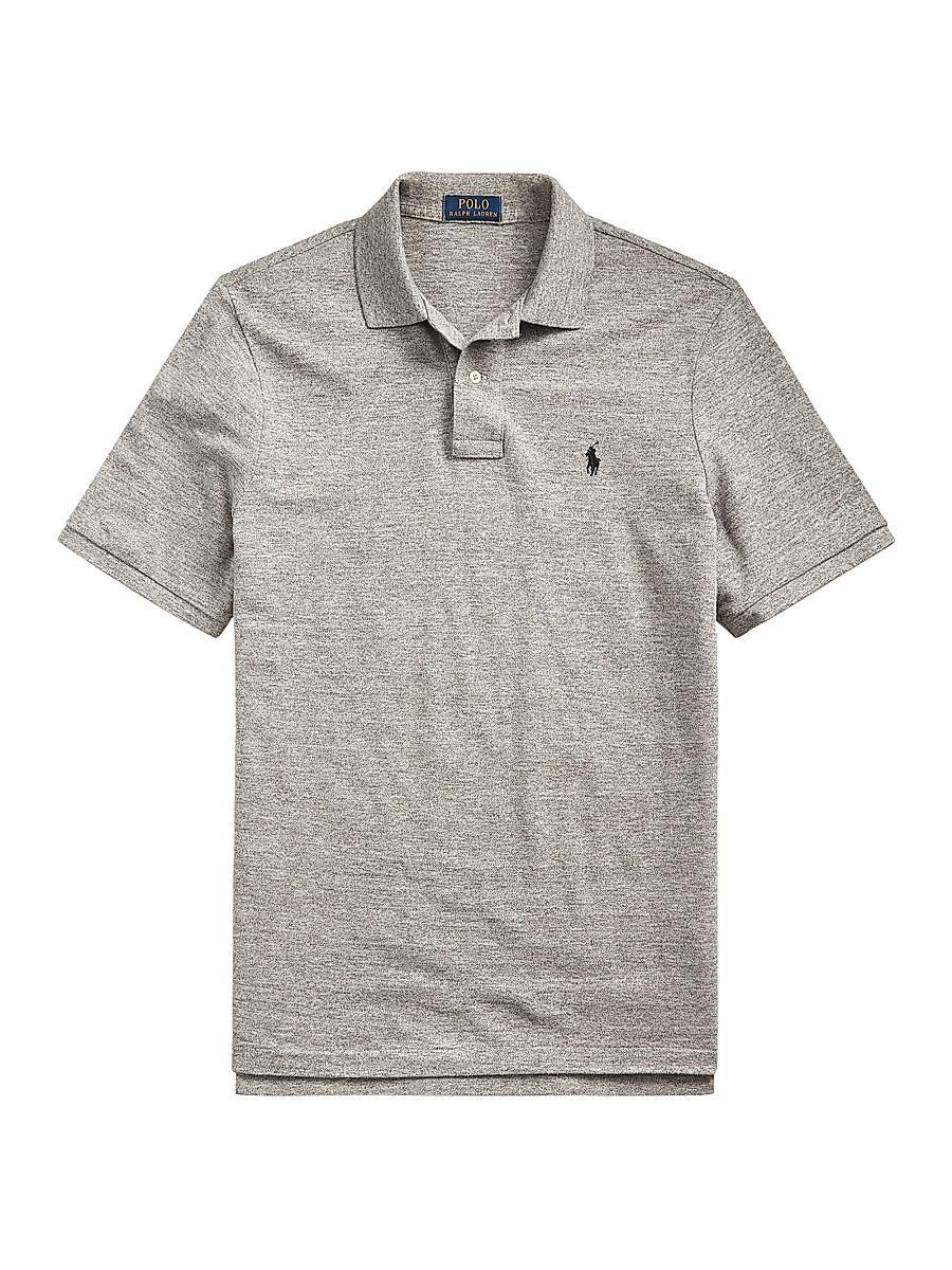 Mens Mesh Classic-Fit Polo Shirt Product Image