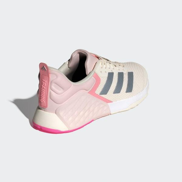 adidas Dropset 3 strength training shoes Cloud White 6 Womens Product Image