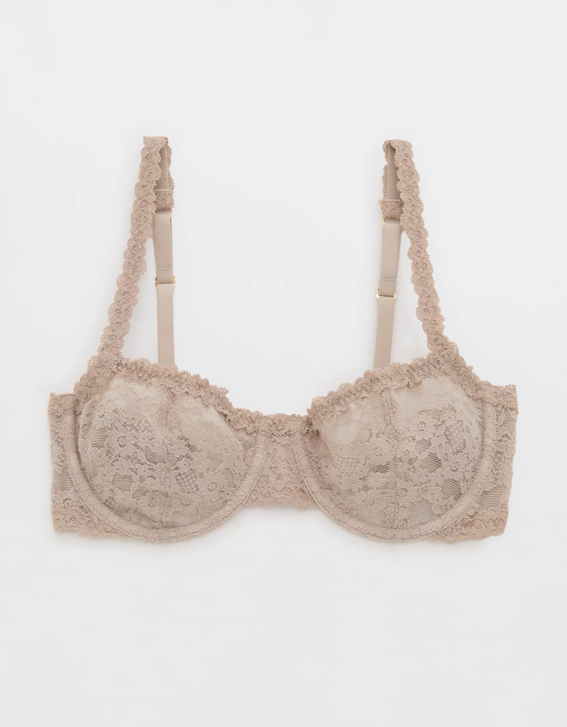 Show Off Vintage Lace Unlined Balconette Bra Product Image